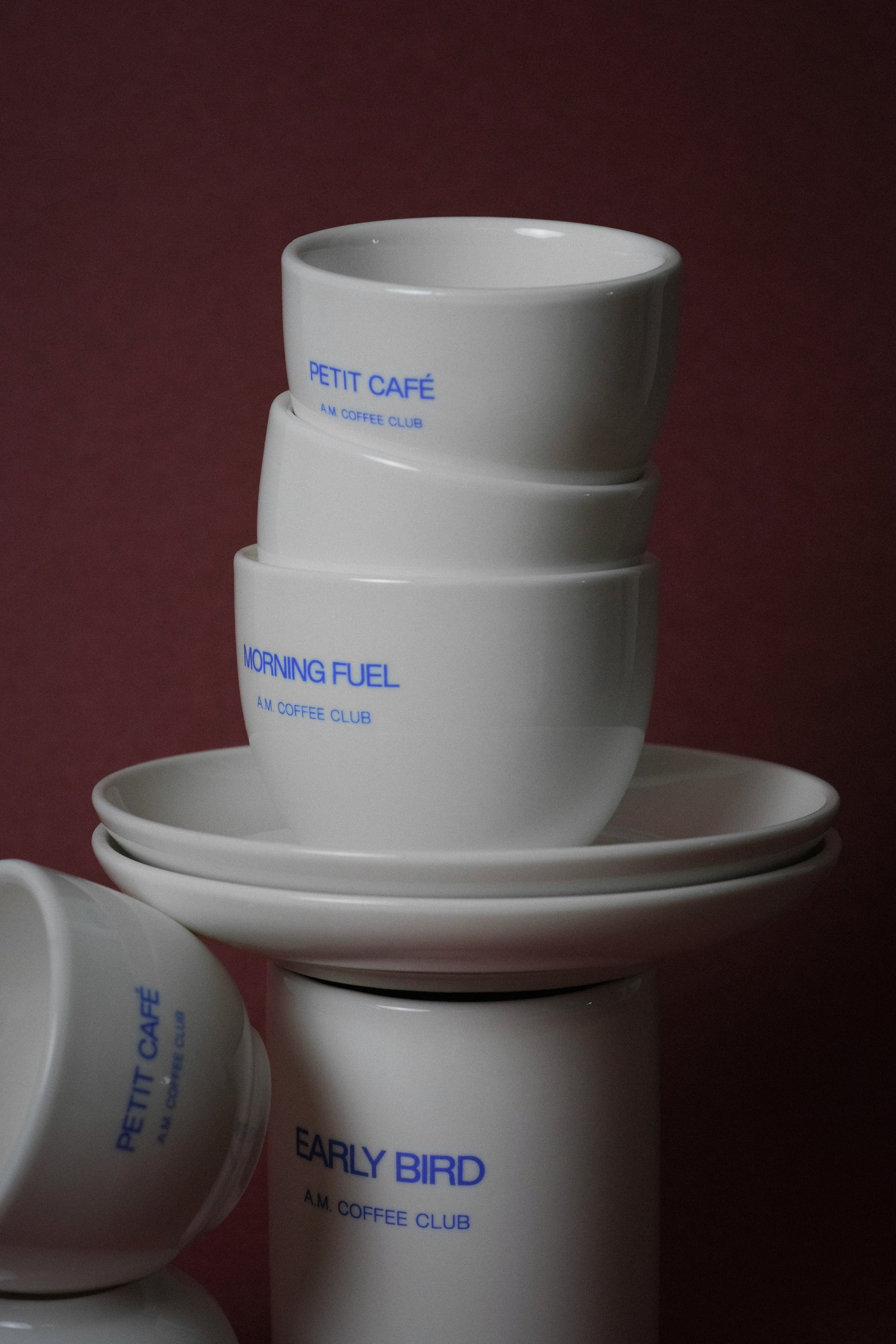 Early bird mug - Set of 4