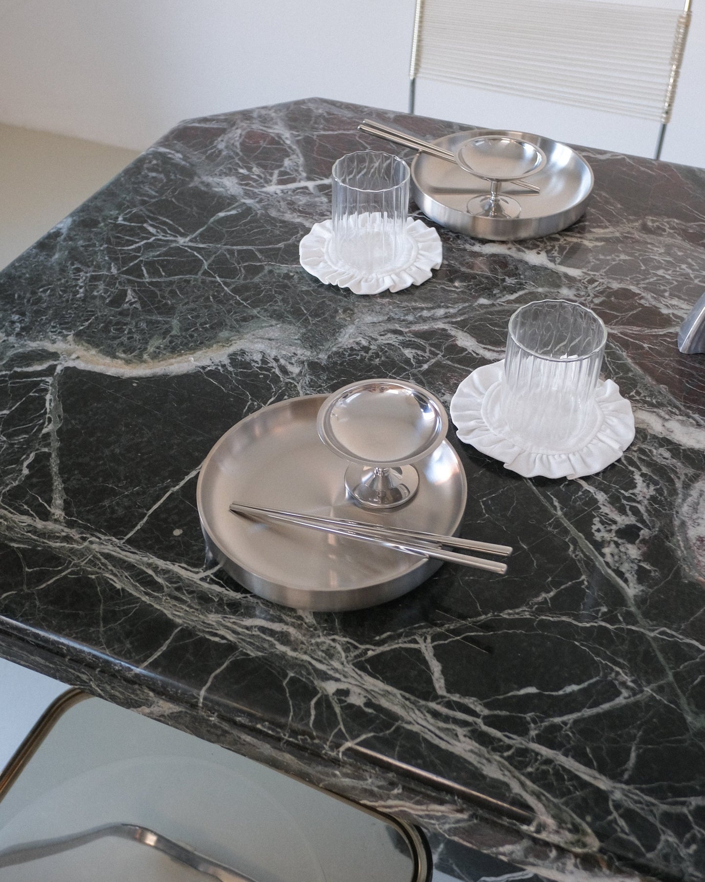 Rhea Coaster set Off White